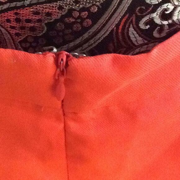 80s inspired fit and flare cut out back stretch M - Picture 8 of 11